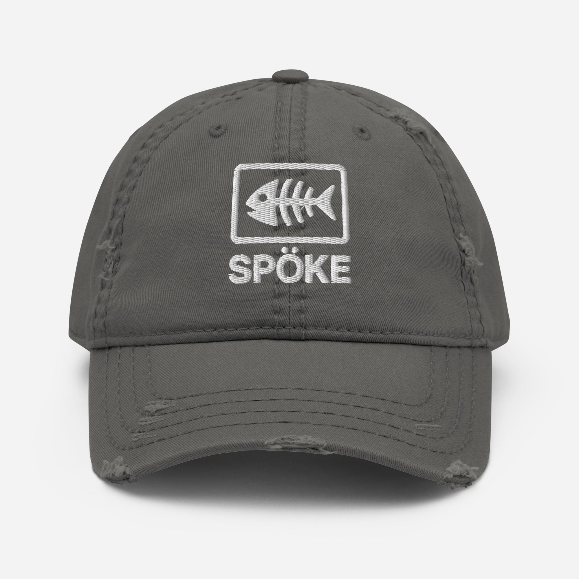 Throwback Spoke Logo - Distressed Dad Hat